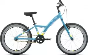 Детский велосипед Forward Comanche 20 1.0 2022 (голубой/желтый) фото