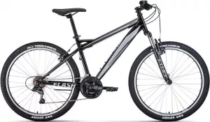 Велосипед Forward Flash 26 1.0 р.17 2021 (черный/серый) фото