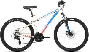 Велосипед Forward Flash 26 2.0 D р.15 2022 (белый/голубой) фото