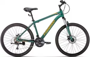 Велосипед Forward Hardi 26 2.0 D р.18 2022 (зеленый матовый/оранжевый) фото