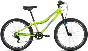 Велосипед Forward Iris 24 1.0 2022 (зеленый/бирюзовый) фото