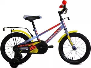 Детский велосипед Forward Meteor 16 2022 (серый/красный) фото