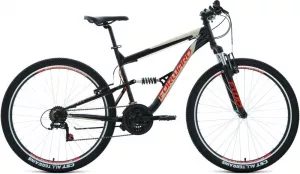 Велосипед Forward Raptor 27.5 1.0 р.16 2021 (черный/красный) фото