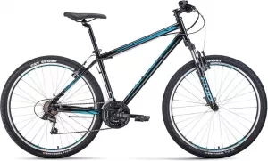 Велосипед Forward Sporting 27.5 1.0 р.15 2021 (черный/синий) фото