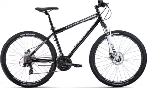 Велосипед Forward Sporting 27.5 2.0 disc р.17 2021 (черный/серый) фото