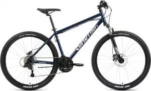 Велосипед Forward Sporting 27.5 3.2 HD р.17 2022 (темно-синий/серебристый) фото