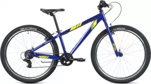 Велосипед Forward Toronto 26 1.2 2021 (синий/желтый) фото