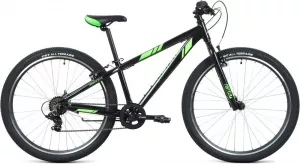 Велосипед Forward Toronto 26 1.2 2022 (черный/ярко-зеленый) фото