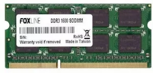 Оперативная память Foxline 4GB DDR3 SODIMM PC3-12800 FL1600D3S11SL-4G фото