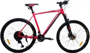Велосипед Foxter GoMax р.21 27.5 2020 (красный) фото