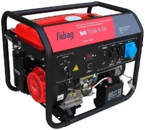 Бензиновый генератор Fubag BS 7500 A ES фото