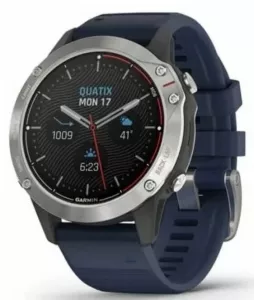 Умные часы Garmin Quatix 6 47 мм (серый/синий) icon