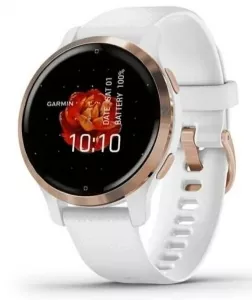 Умные часы Garmin Venu 2S (розовое золото/белый) фото