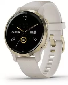Умные часы Garmin Venu 2S (светло-золотистый/бежевый) фото