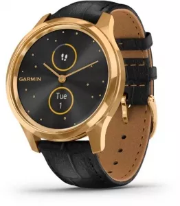 Гибридные умные часы Garmin Vivomove Luxe 24K Gold/Black фото