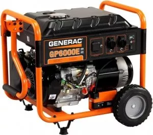 Бензиновый генератор Generac GP6000E фото