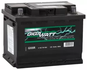 Аккумулятор Gigawatt G55R (56Ah) фото