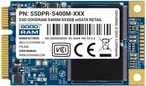 Жесткий диск SSD GOODRAM S400M (SSDPR-S400M-120) 120GB фото