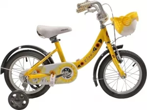 Детский велосипед Gravity Flower 14 yellow фото