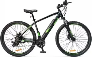 Электровелосипед Green City Ultra MAX черно-зеленый фото