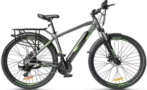 Электровелосипед Green City Ultra MAX PRO серо-зеленый фото