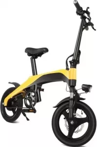 Электровелосипед GreenCamel Carbon XS R12 (250W 36V LG 7,8Ah) Carbon, 8ск желтый фото