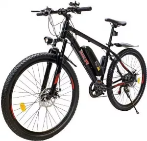 Электровелосипед GreenCamel Klass 27,5x1.95 (350W, 36V10Ah) 7sp черно-красный фото