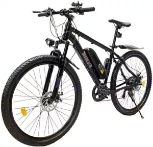 Электровелосипед GreenCamel Klass 27,5x1.95 (350W, 36V10Ah) 7sp черно-синий фото