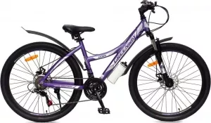 Велосипед Greenway 6930M р.16 2021 (фиолетовый/белый) фото