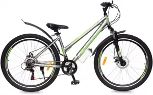 Велосипед Greenway Colibri-H 24 р.14 2021 (серый/зеленый) фото