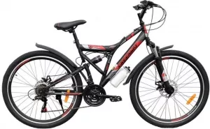 Велосипед Greenway LX330-H 26 2020 (черный/красный) фото