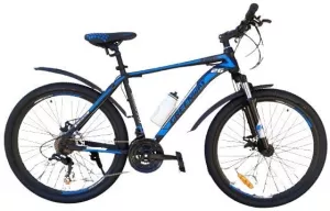 Велосипед Greenway Scorpion 26 р.21 2021 (черный/синий) фото