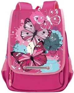Рюкзак школьный Grizzly RAk-090-1 (розовый) фото