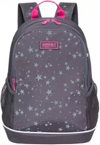 Рюкзак школьный Grizzly RG-063-3 (темно-серый) фото