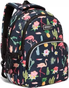 Школьный рюкзак Grizzly RG-260-13/1 (фламинго) фото