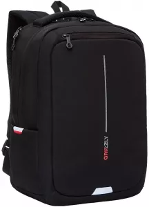 Городской рюкзак Grizzly RU-134-1/1 (черный/красный) фото