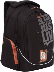 Городской рюкзак Grizzly RU-135-31 (черный/оранжевый) фото