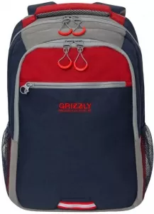 Рюкзак Grizzly RU-922-3 (синий/красный) фото
