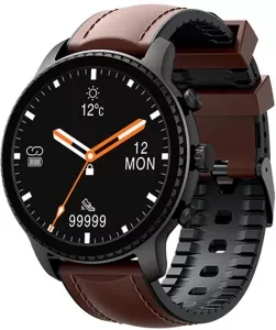 Умные часы Havit M9005W (черный/коричневый) фото