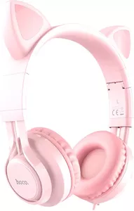 Наушники Hoco W36 (розовый) фото