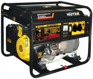 Бензиновый генератор Huter DY6500LX фото