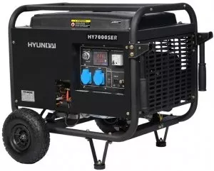 Бензиновый генератор Hyundai HY7000SER фото
