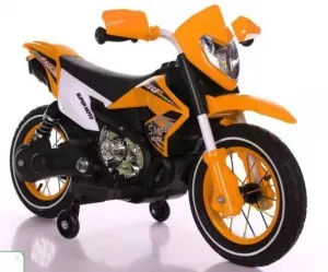 Детский электромотоцикл Igro TD FB-6186 (оранжевый) фото