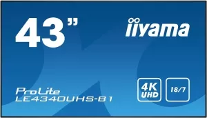 Информационная панель Iiyama ProLite LE4340UHS-B1 фото