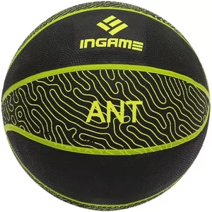 Баскетбольный мяч Ingame Ant №7 (черный/желтый) фото