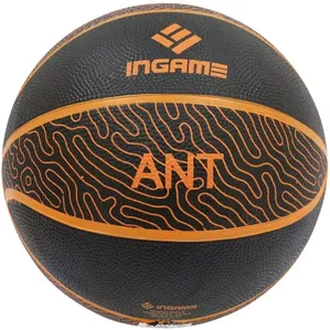 Баскетбольный мяч Ingame Ant №7 (черный/оранжевый) фото