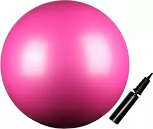 Гимнастический мяч Indigo Anti-Burst IN002 55 см (сиреневый) фото