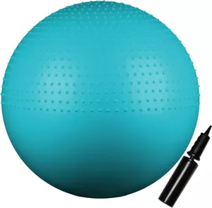Гимнастический мяч Indigo Anti-Burst IN003 65 см (бирюзовый) фото