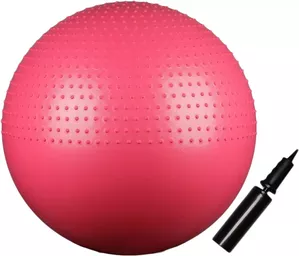 Гимнастический мяч Indigo Anti-Burst IN003 65 см (розовый) фото