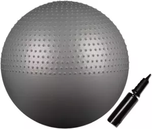 Гимнастический мяч Indigo Anti-Burst IN003 75 см (серый металлик) фото
